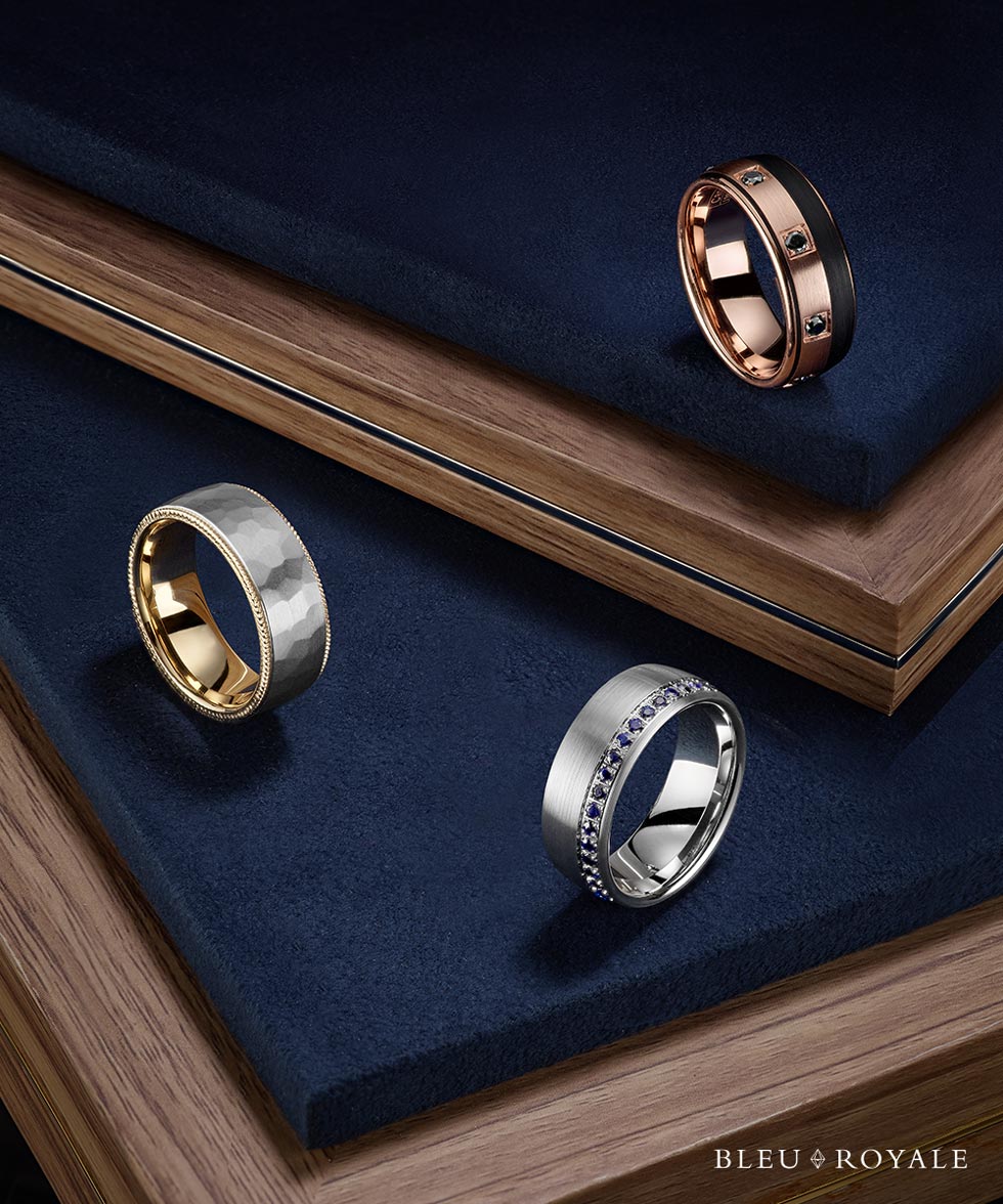 Bleu Royale rings