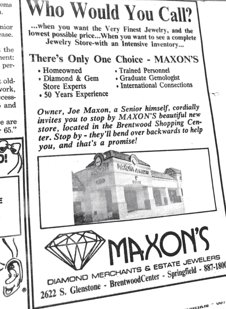 Maxon newspaper clipping