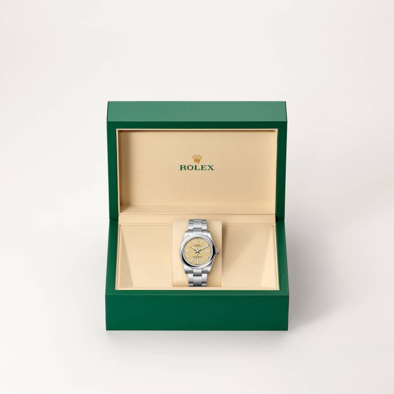 ROLEX OYSTER ボックス Rolex Oyster Perpetual 34 Oystersteel, M124200-0007