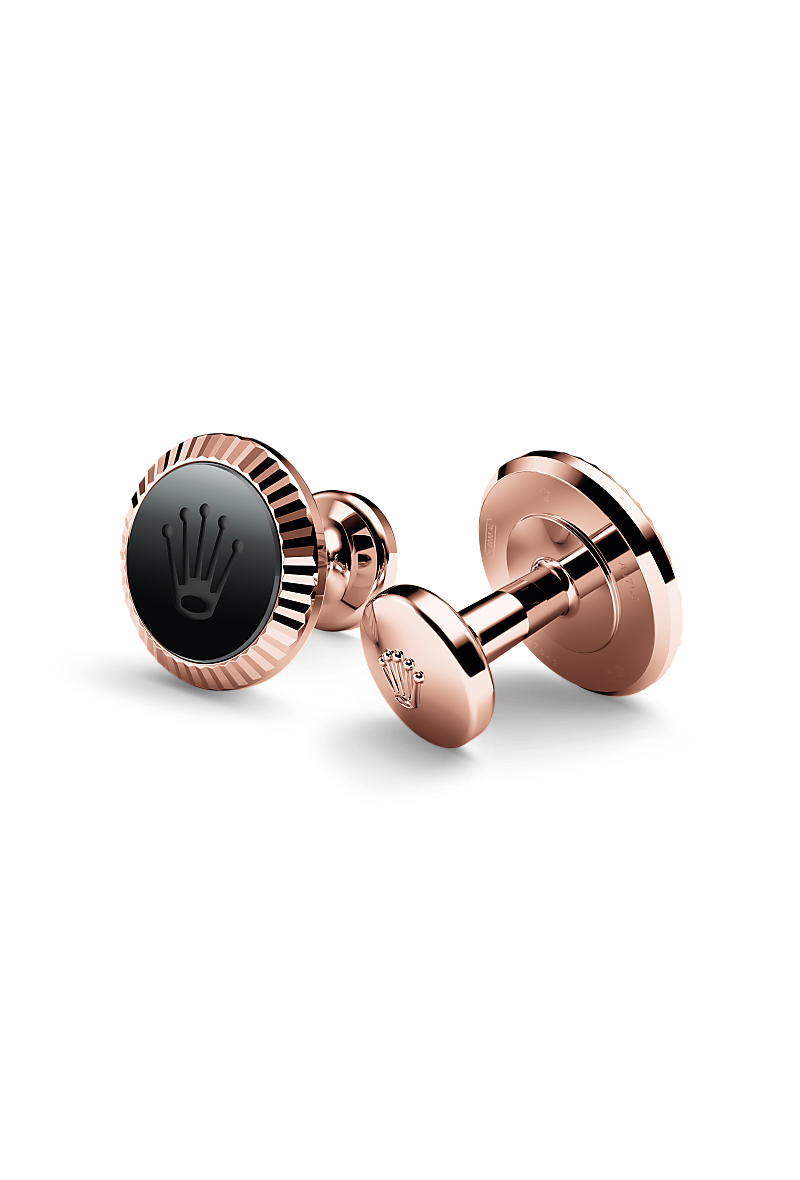 Rolex Fluted cufflinks at Maxon Fine Jewelry