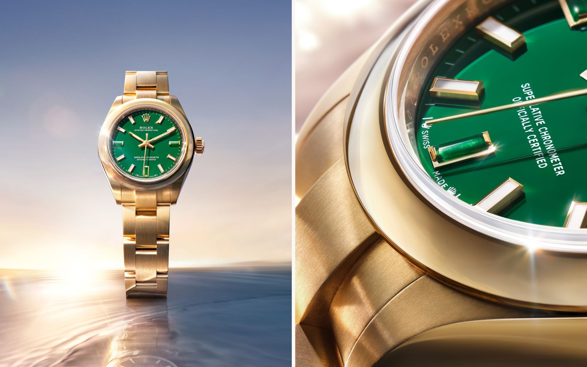 Rolex new watches 2026 Oyster Perpetual 28 & 34 at Maxon Fine Jewelry